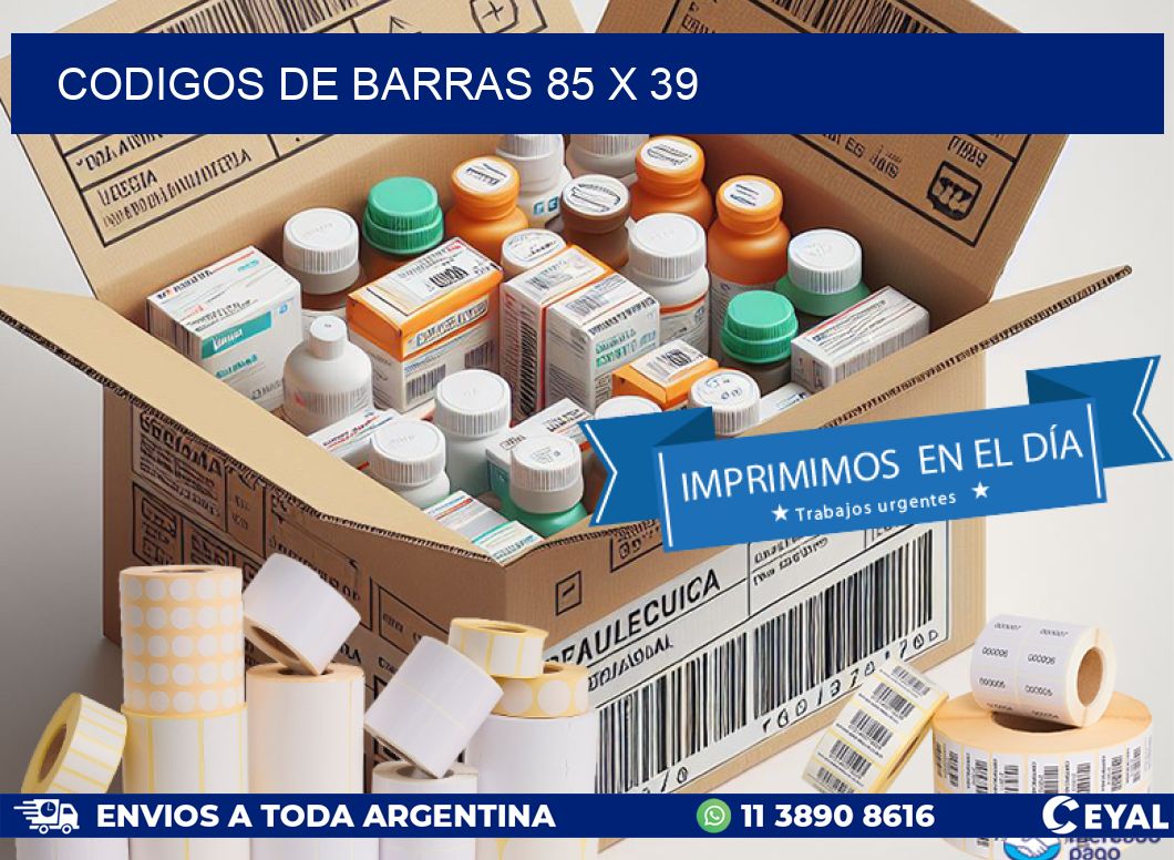 codigos de barras 85 x 39