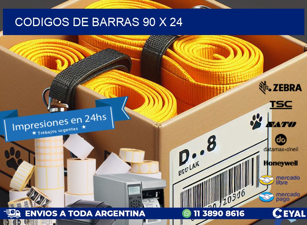 codigos de barras 90 x 24