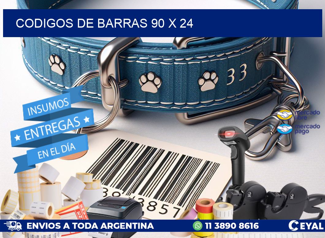 codigos de barras 90 x 24