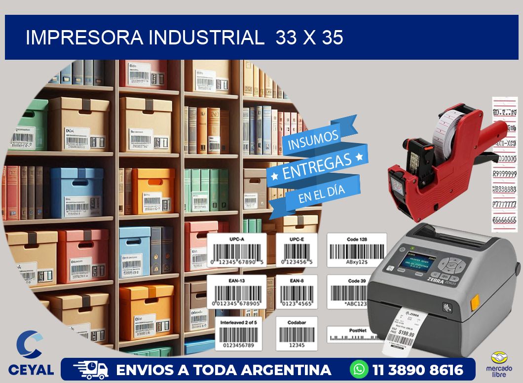 impresora industrial  33 x 35