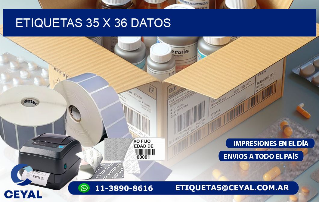 ETIQUETAS 35 x 36 DATOS