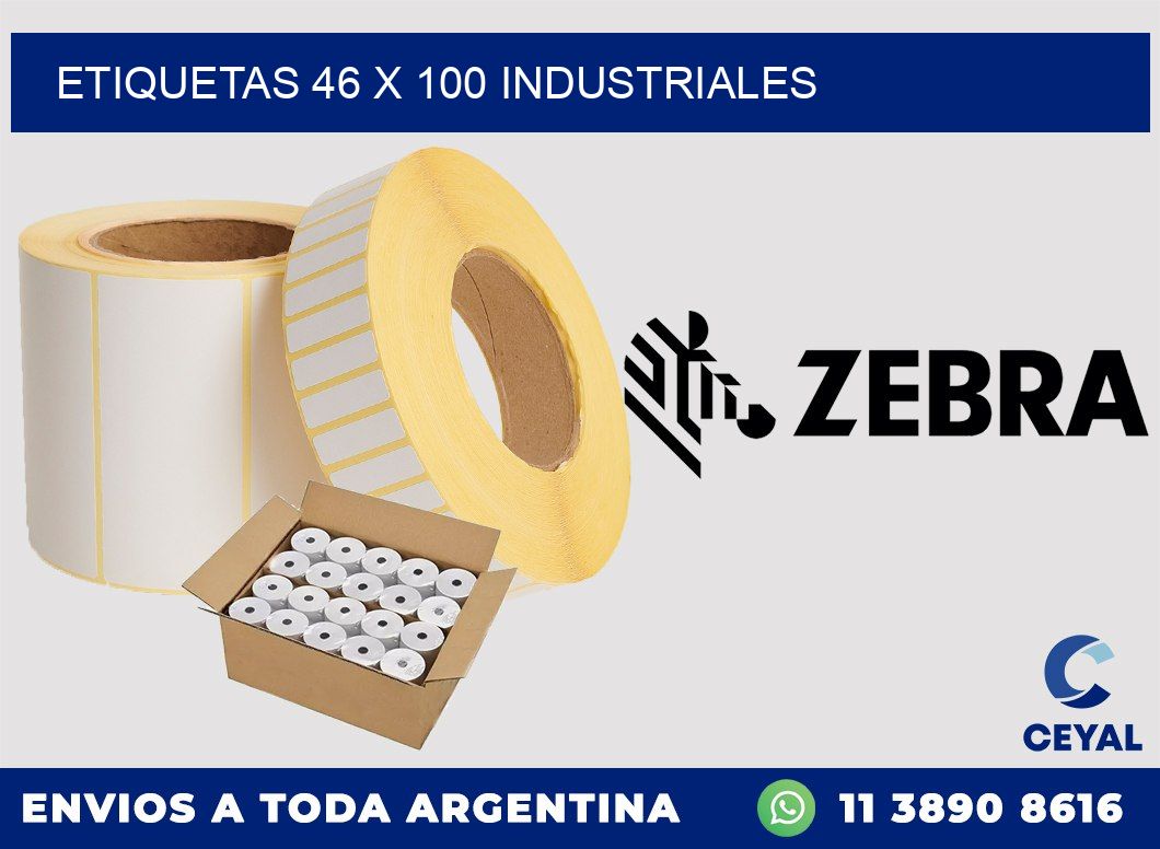 ETIQUETAS 46 x 100 INDUSTRIALES