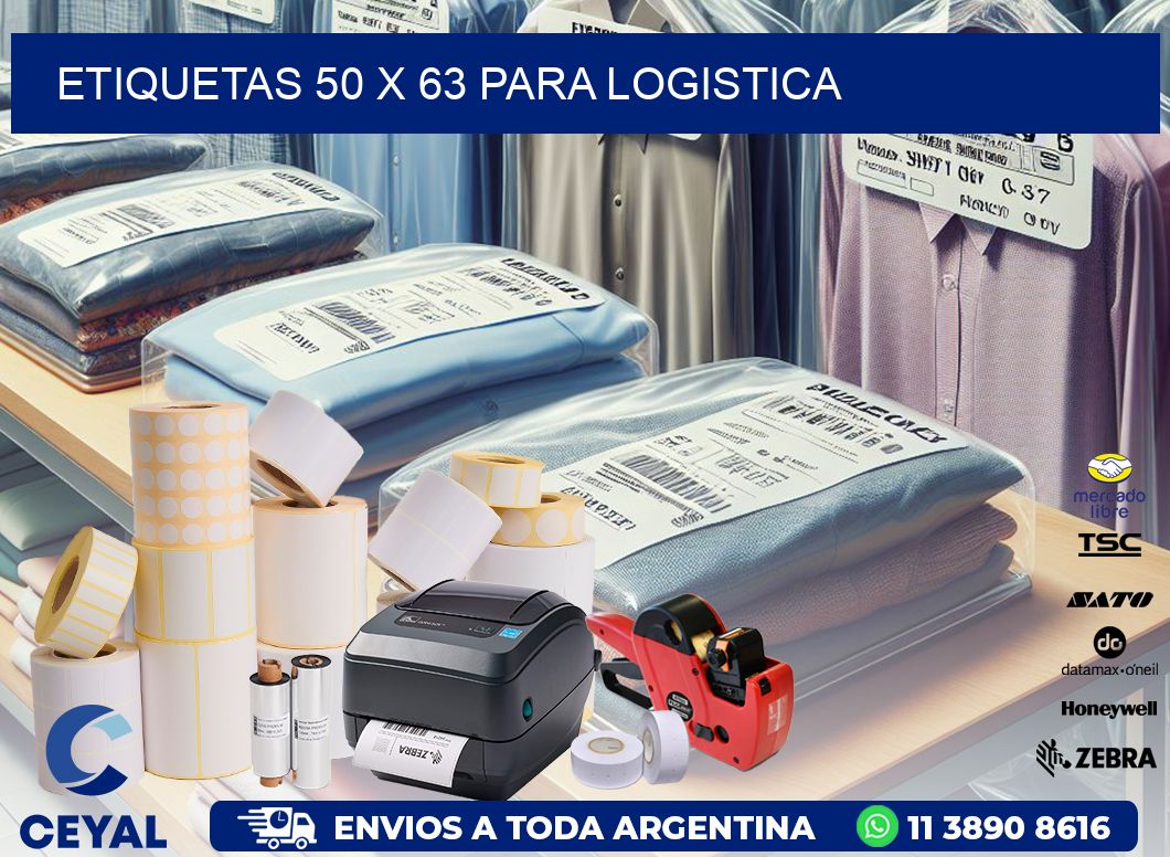 ETIQUETAS 50 x 63 PARA LOGISTICA