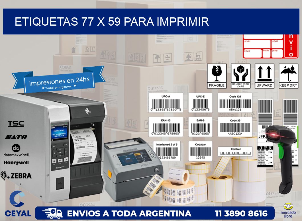 ETIQUETAS 77 x 59 PARA IMPRIMIR