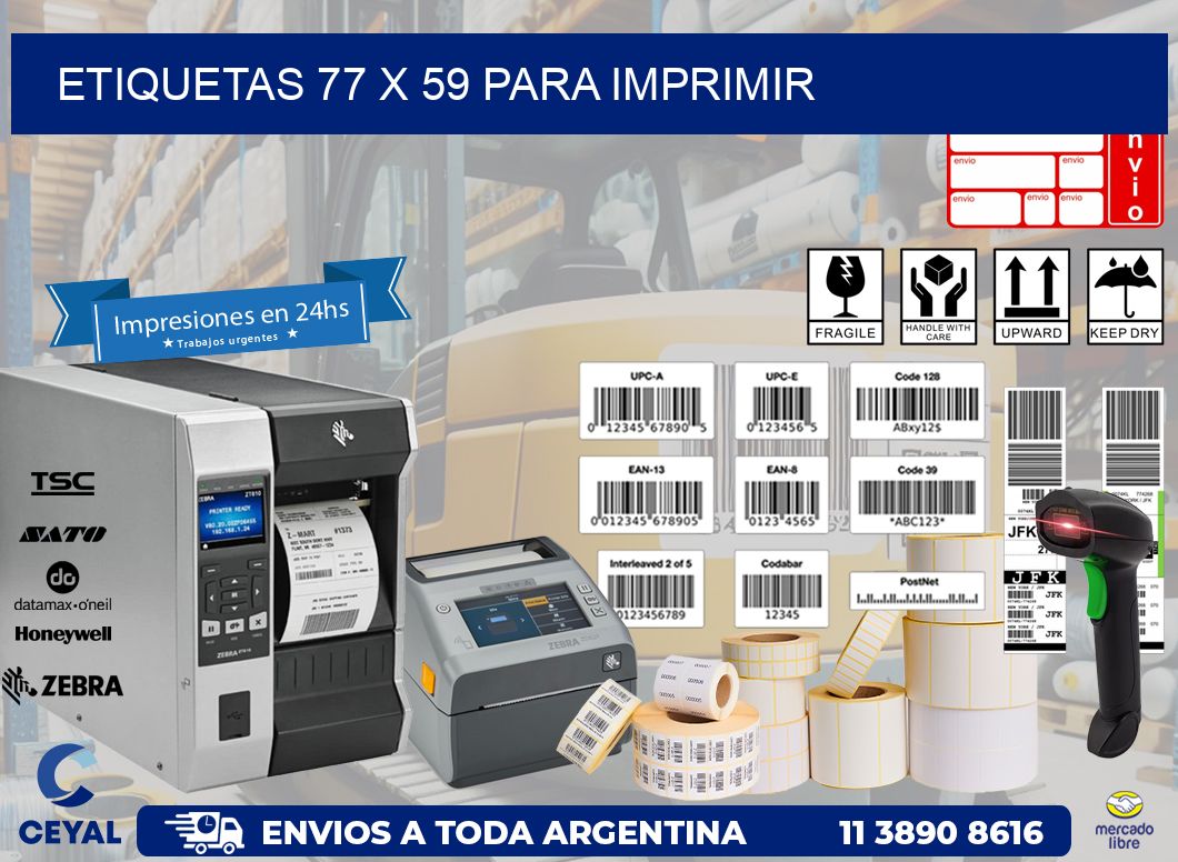 ETIQUETAS 77 x 59 PARA IMPRIMIR
