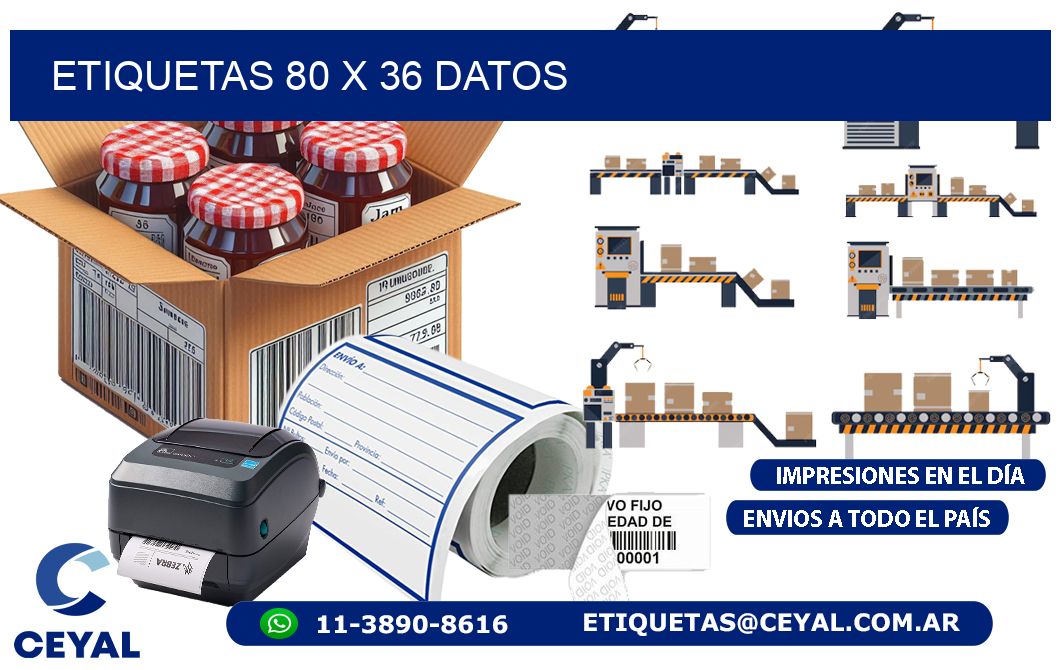 ETIQUETAS 80 x 36 DATOS