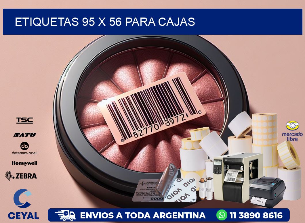 ETIQUETAS 95 x 56 PARA CAJAS