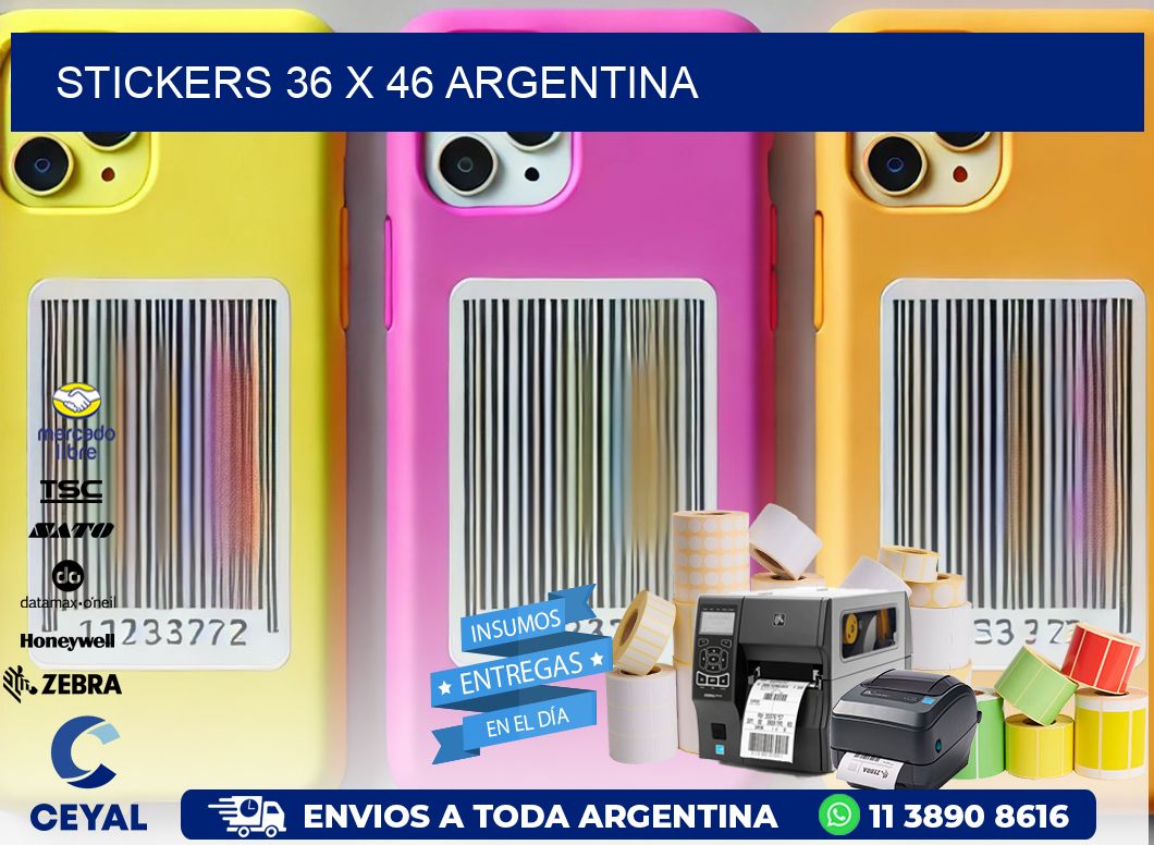 STICKERS 36 x 46 ARGENTINA