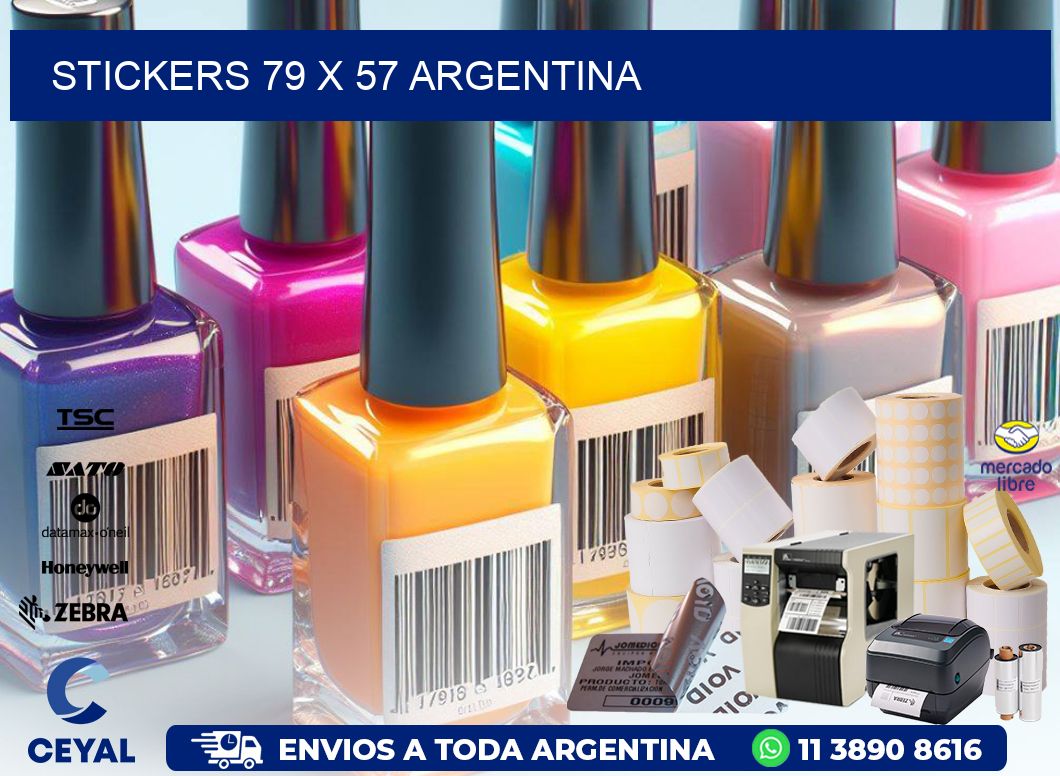 STICKERS 79 x 57 ARGENTINA