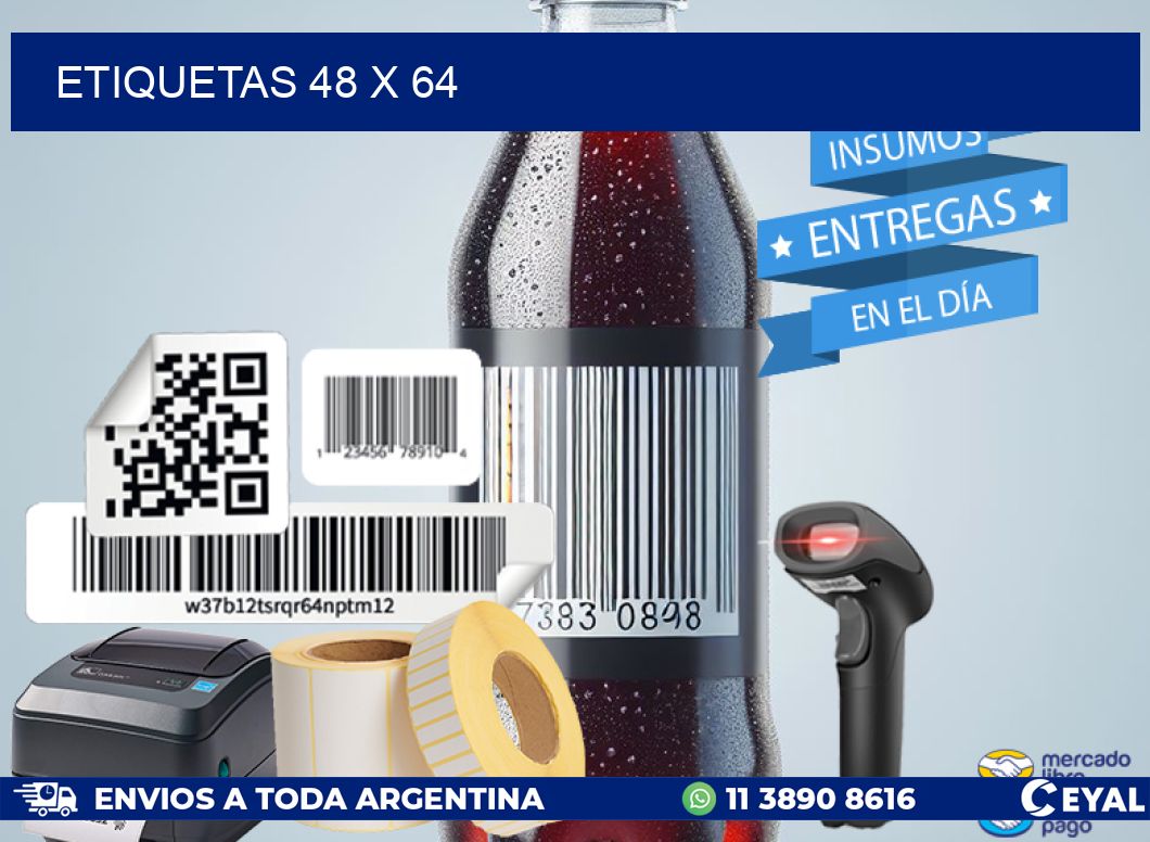 etiquetas 48 x 64