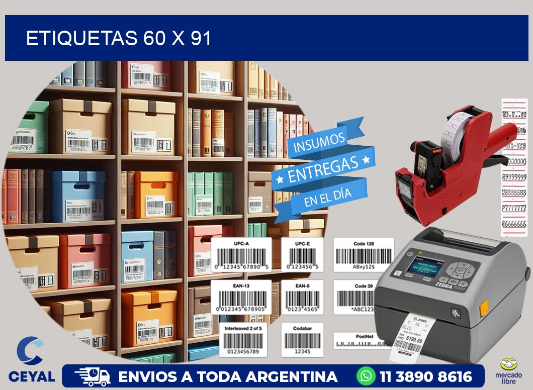 etiquetas 60 x 91