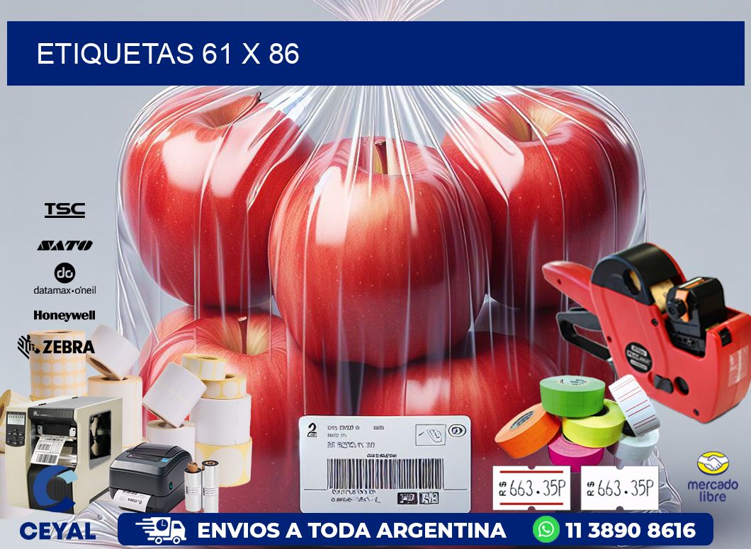 etiquetas 61 x 86