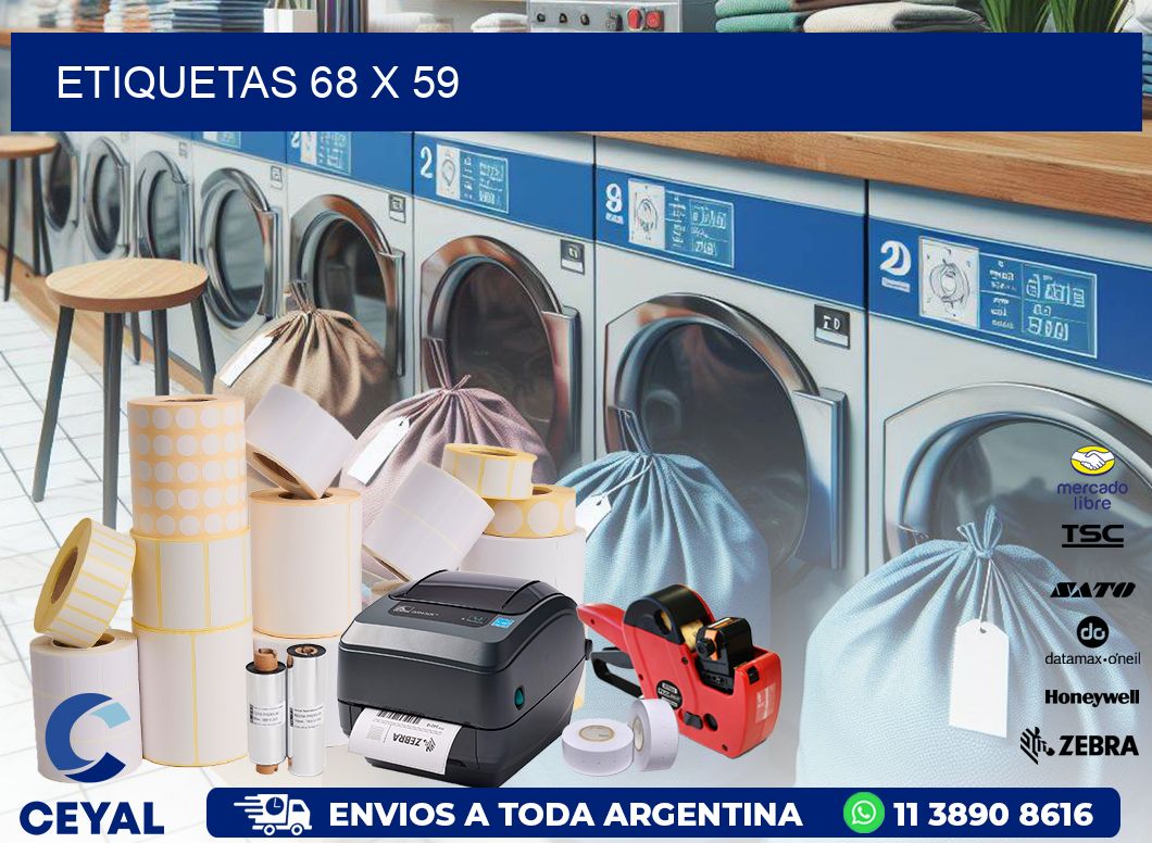 etiquetas 68 x 59