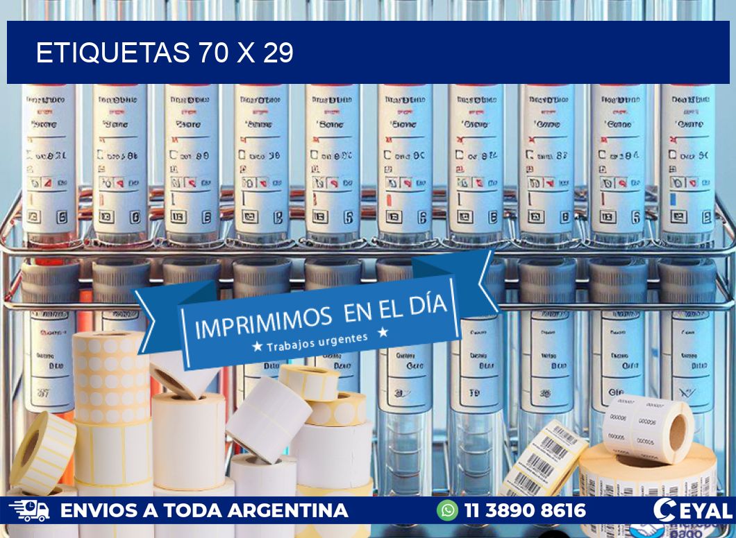 etiquetas 70 x 29
