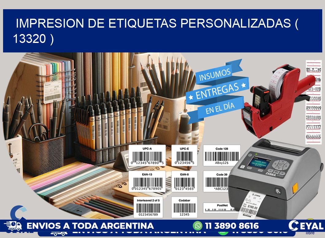 impresion de etiquetas personalizadas ( 13320 )
