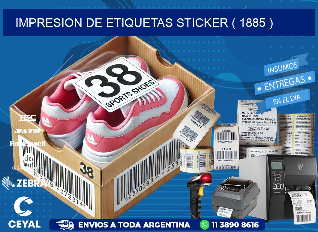 impresion de etiquetas sticker ( 1885 )