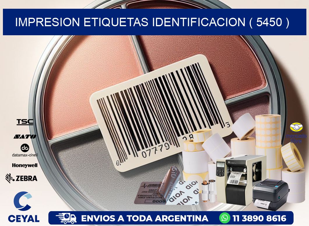 impresion etiquetas identificacion ( 5450 )