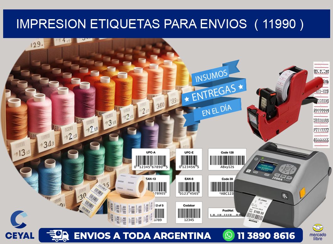 impresion etiquetas para envios  ( 11990 )
