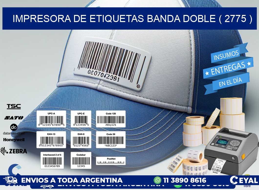 impresora de etiquetas banda doble ( 2775 )