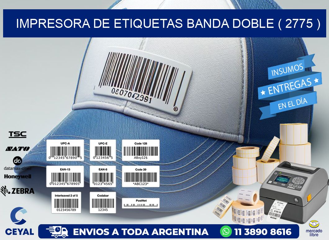 impresora de etiquetas banda doble ( 2775 )