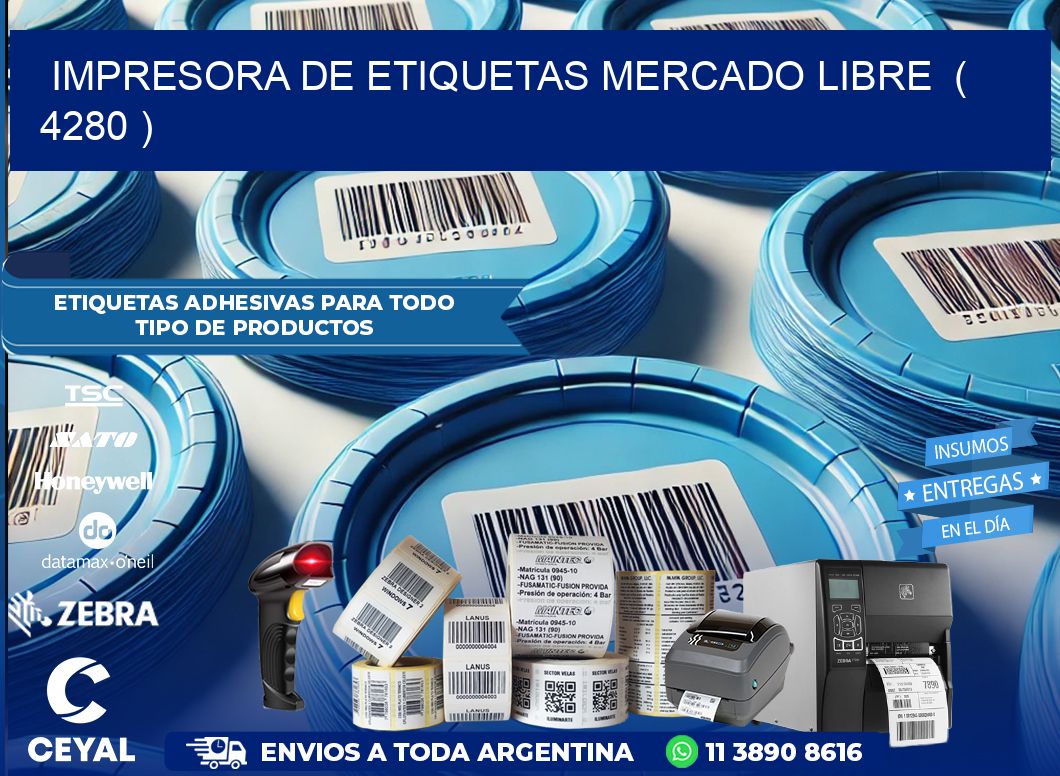 impresora de etiquetas mercado libre  ( 4280 )