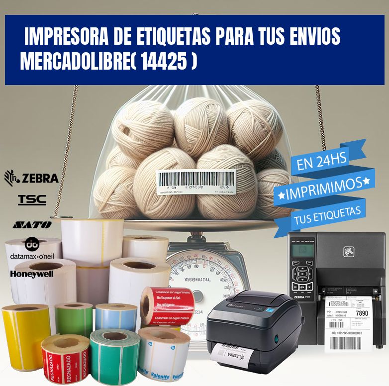 impresora de etiquetas para tus envios mercadolibre( 14425 )