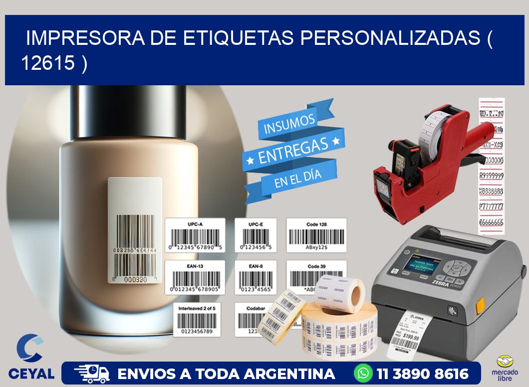 impresora de etiquetas personalizadas ( 12615 )
