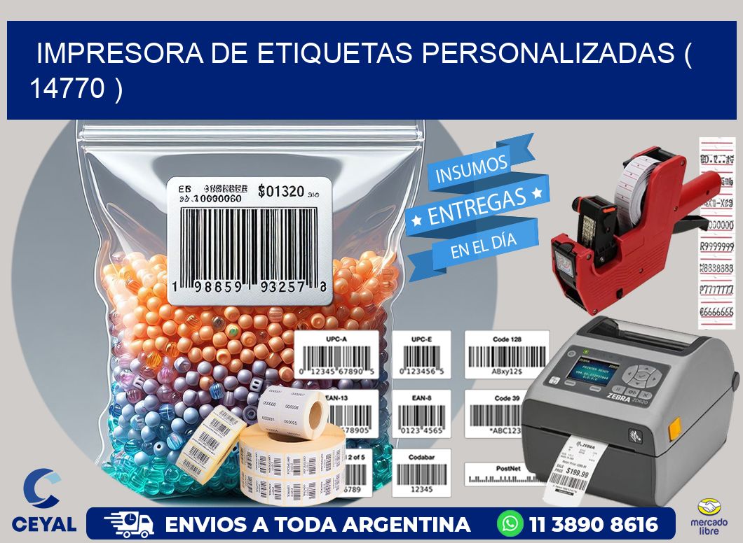 impresora de etiquetas personalizadas ( 14770 )