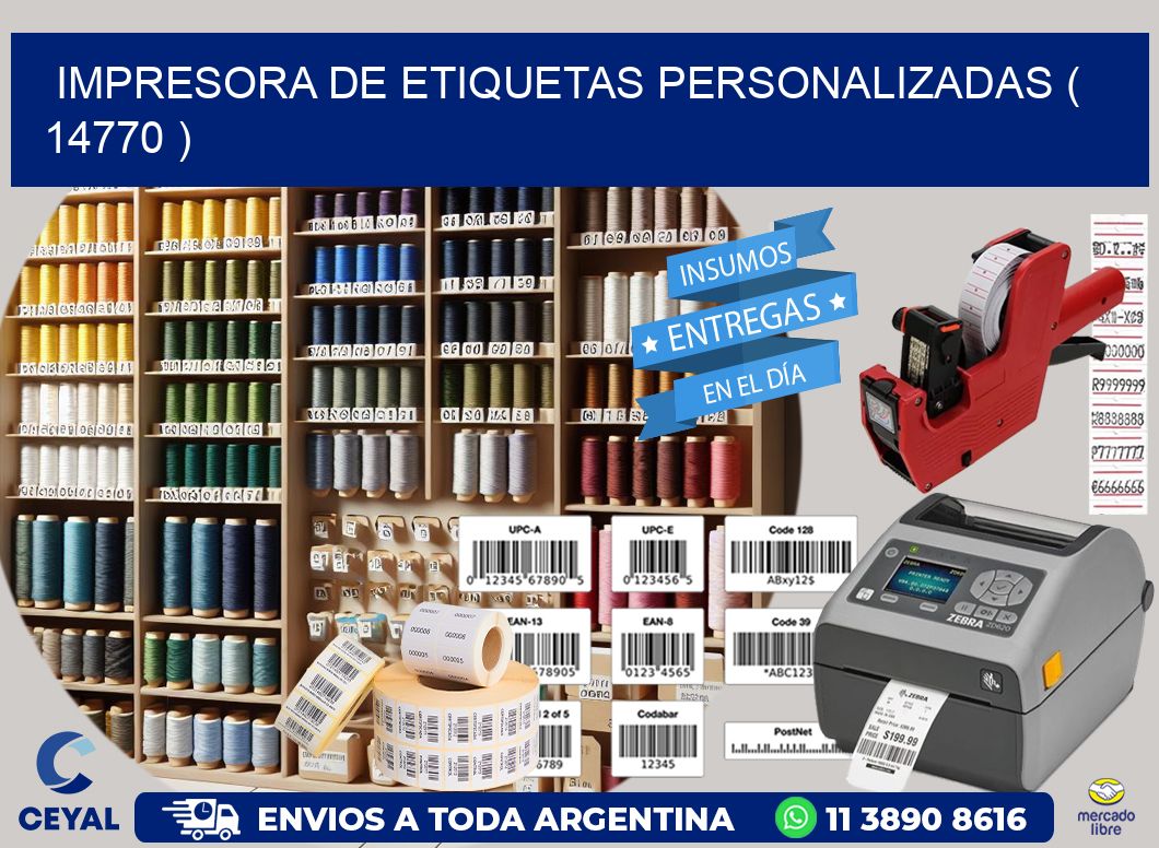 impresora de etiquetas personalizadas ( 14770 )