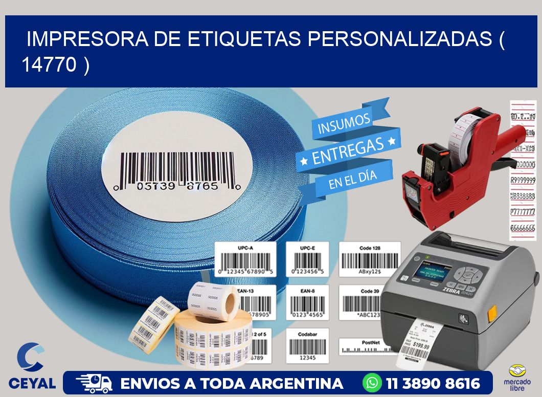 impresora de etiquetas personalizadas ( 14770 )