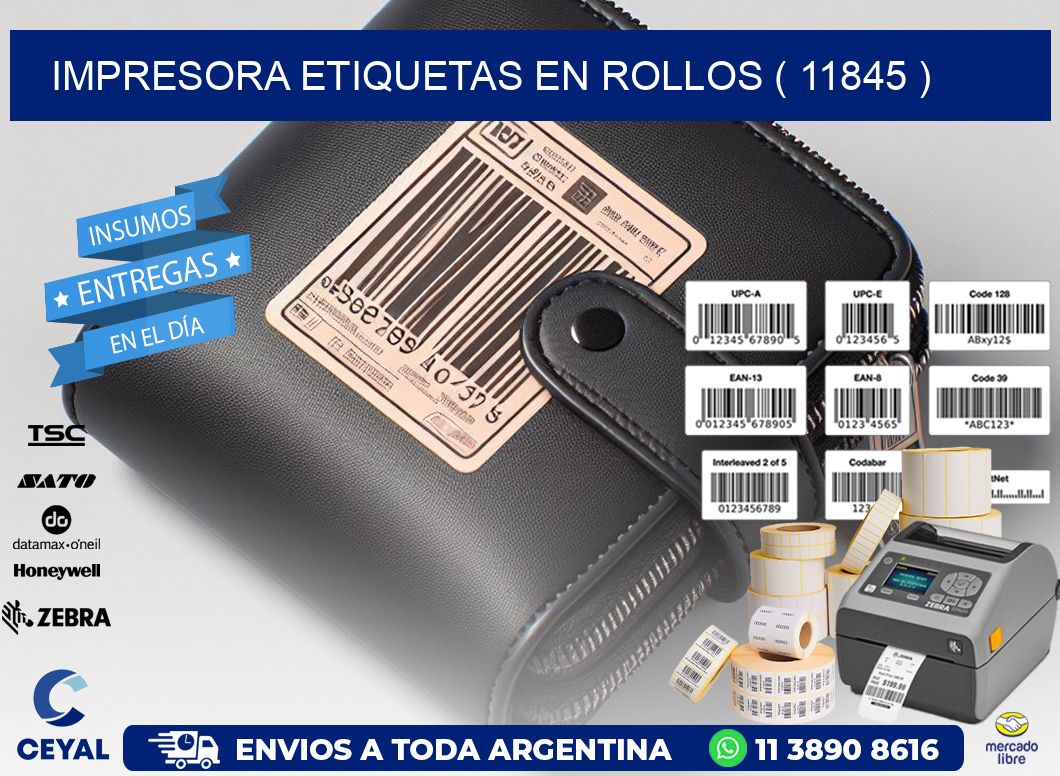 impresora etiquetas en rollos ( 11845 )