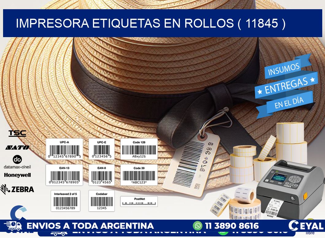 impresora etiquetas en rollos ( 11845 )