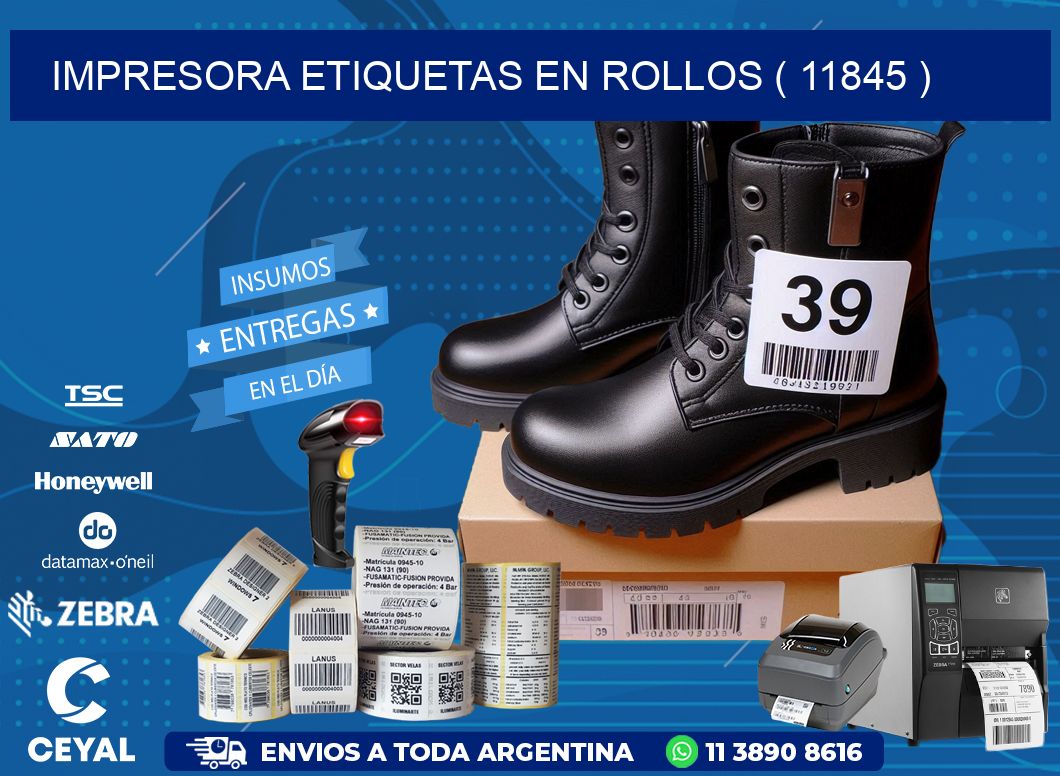 impresora etiquetas en rollos ( 11845 )