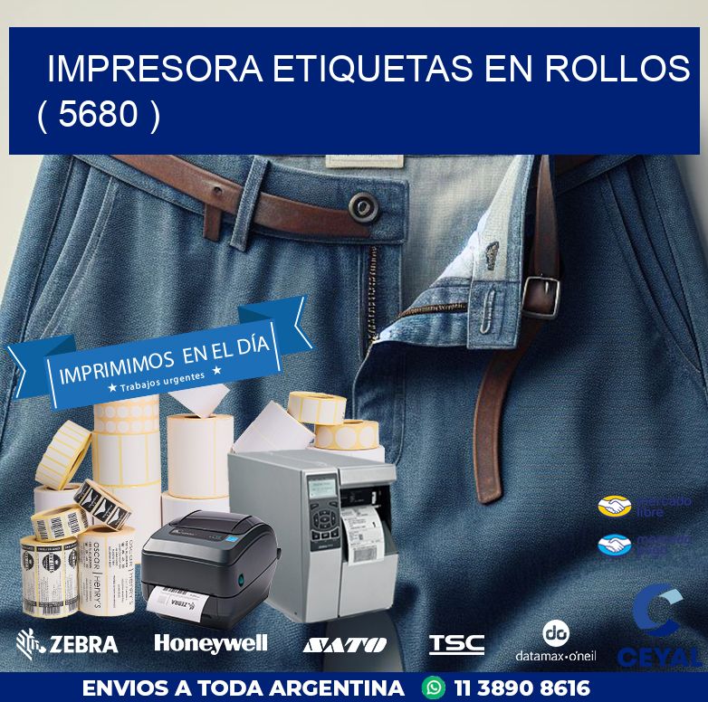 impresora etiquetas en rollos ( 5680 )