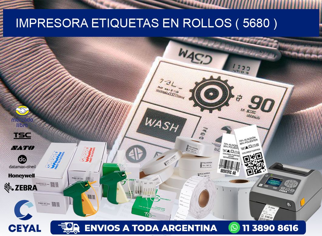 impresora etiquetas en rollos ( 5680 )