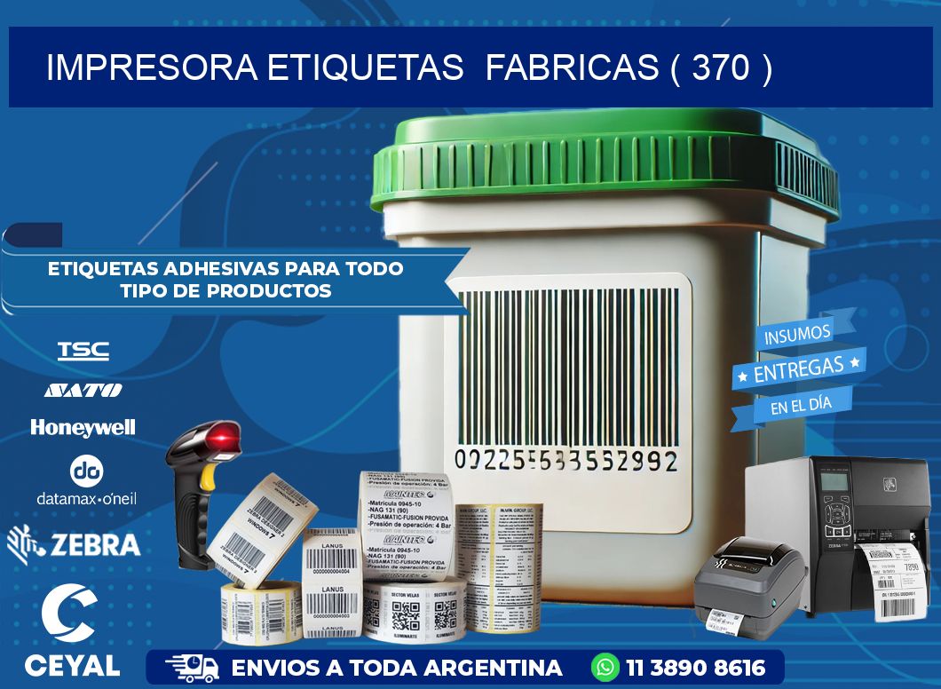 impresora etiquetas  fabricas ( 370 )