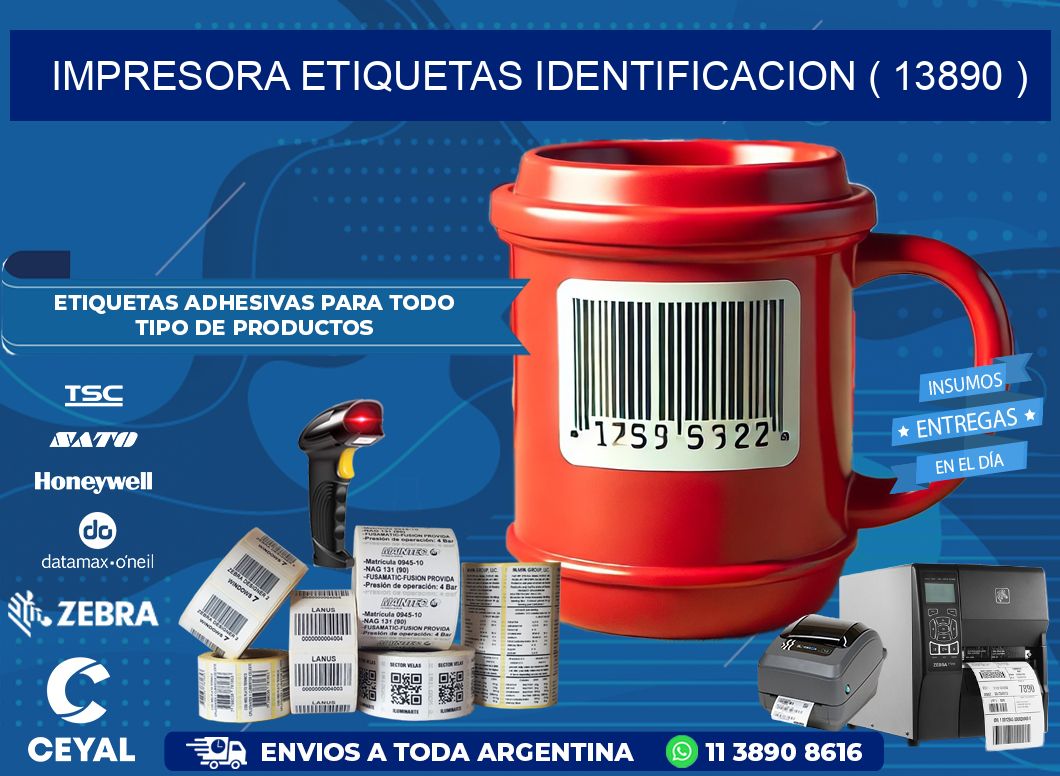 impresora etiquetas identificacion ( 13890 )