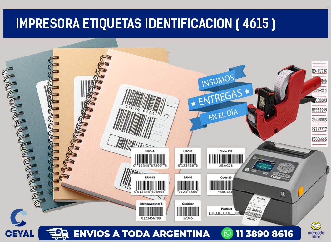impresora etiquetas identificacion ( 4615 )