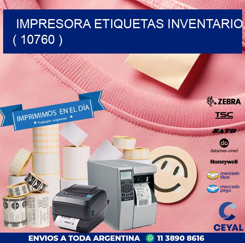 impresora etiquetas inventario ( 10760 )