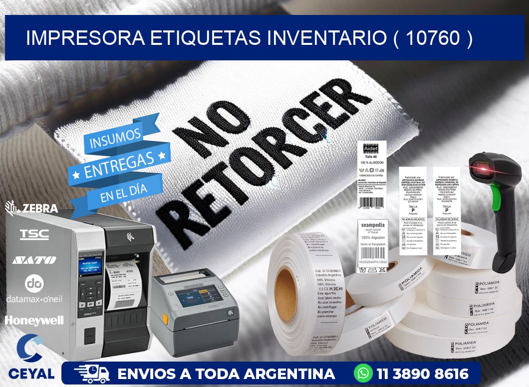 impresora etiquetas inventario ( 10760 )