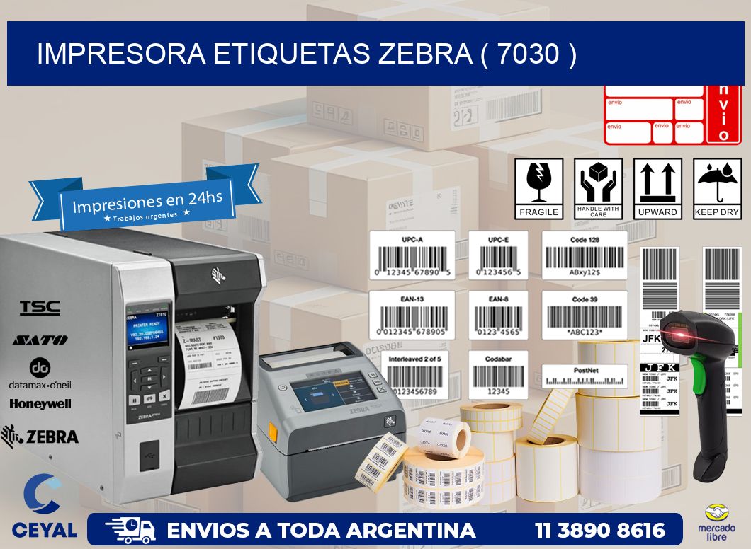 impresora etiquetas zebra ( 7030 )