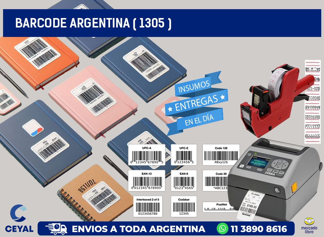 BARCODE ARGENTINA ( 1305 )