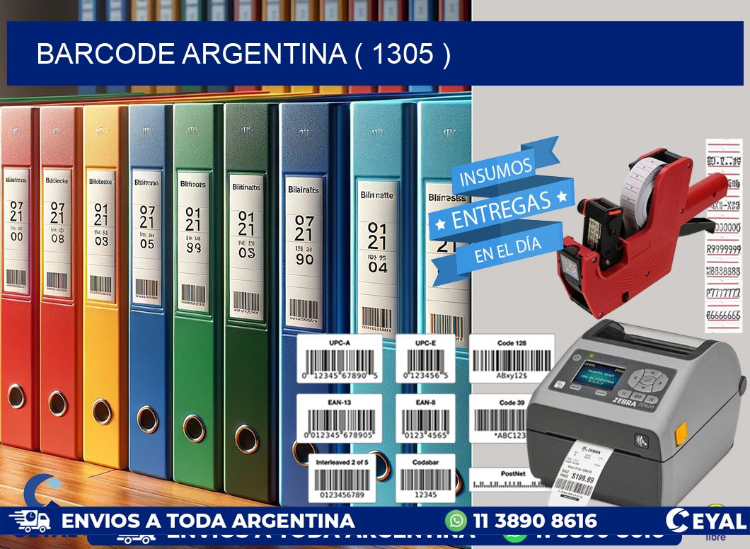 BARCODE ARGENTINA ( 1305 )