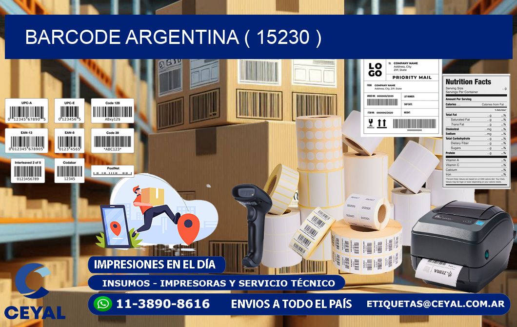 BARCODE ARGENTINA ( 15230 )