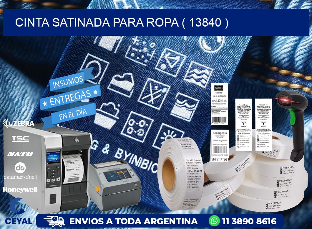 CINTA SATINADA PARA ROPA ( 13840 )