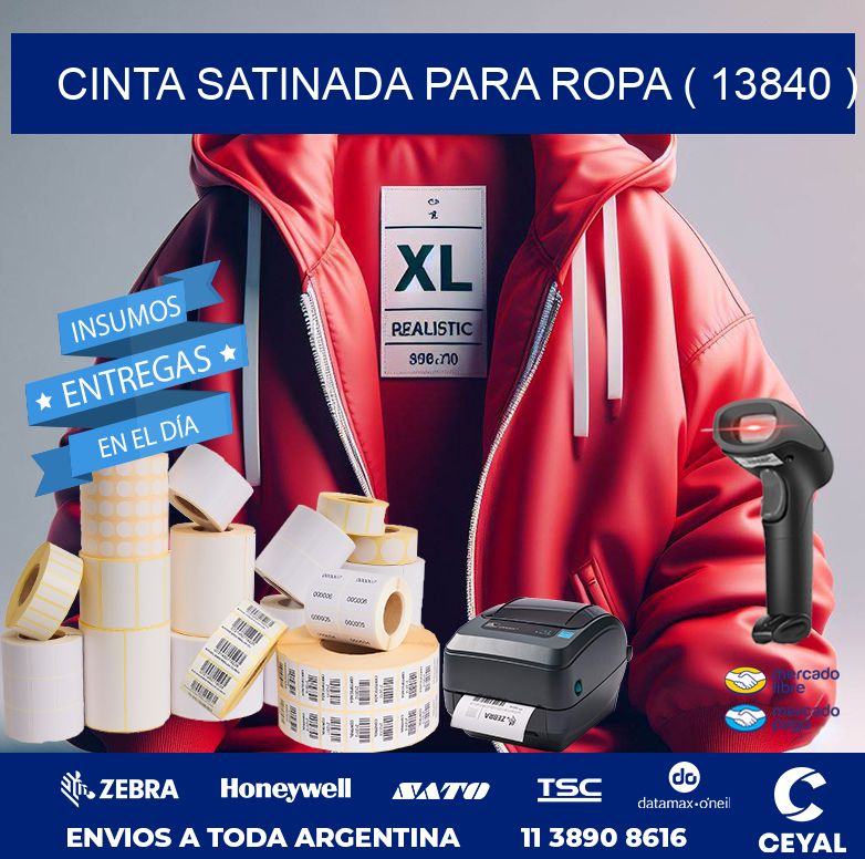 CINTA SATINADA PARA ROPA ( 13840 )