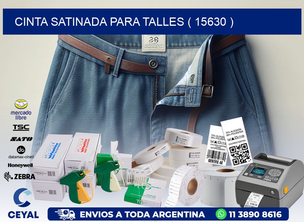 CINTA SATINADA PARA TALLES ( 15630 )