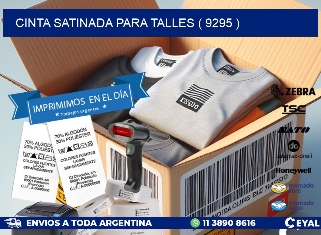 CINTA SATINADA PARA TALLES ( 9295 )