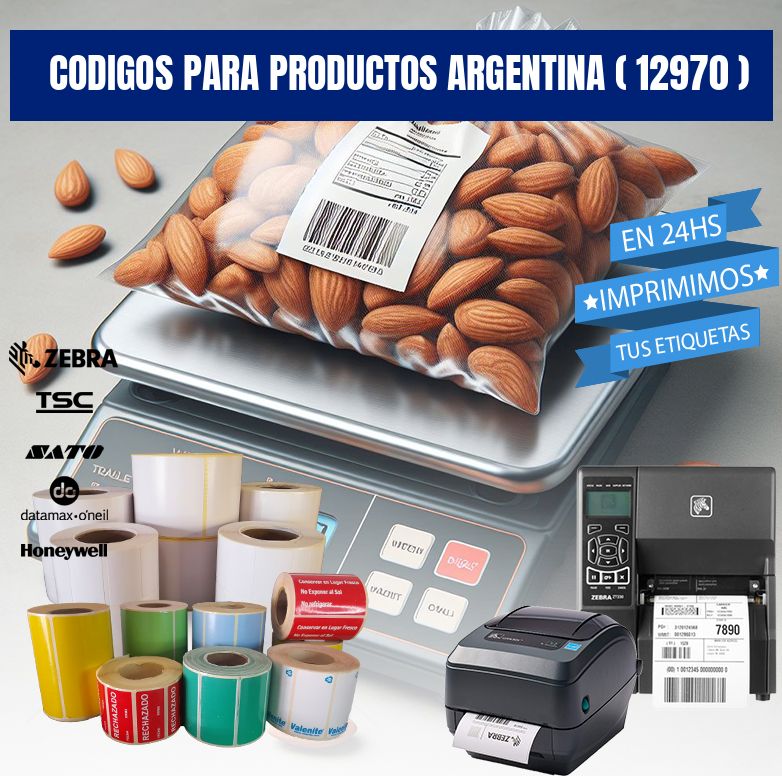 CODIGOS PARA PRODUCTOS ARGENTINA ( 12970 )