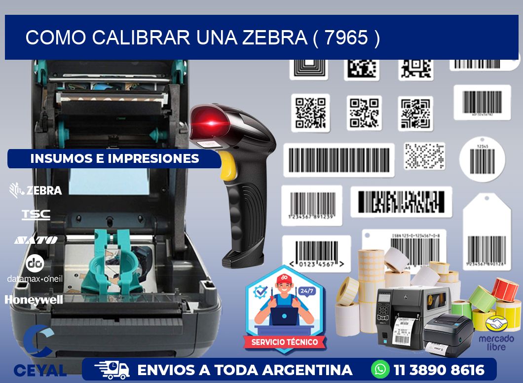 COMO CALIBRAR UNA ZEBRA ( 7965 )
